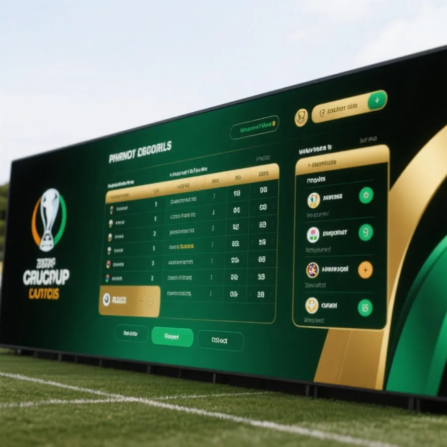 世界杯赛程表展示