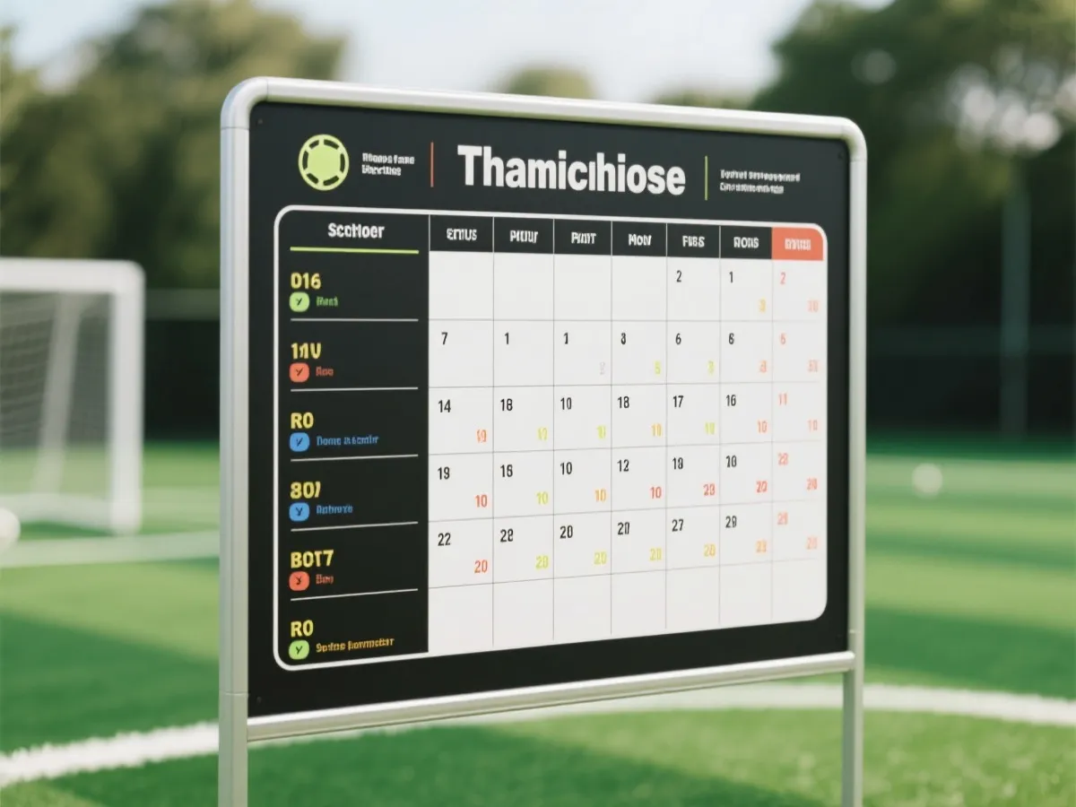 小组赛赛程安排